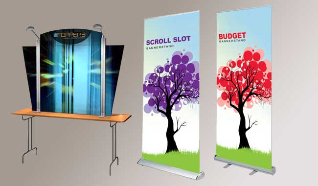 Table top and banner stands